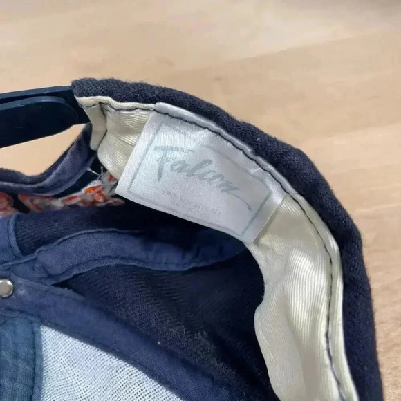 Vintage Auburn Tigers snapback hat orange and navy blue falcon tag - Picture 6 of 9